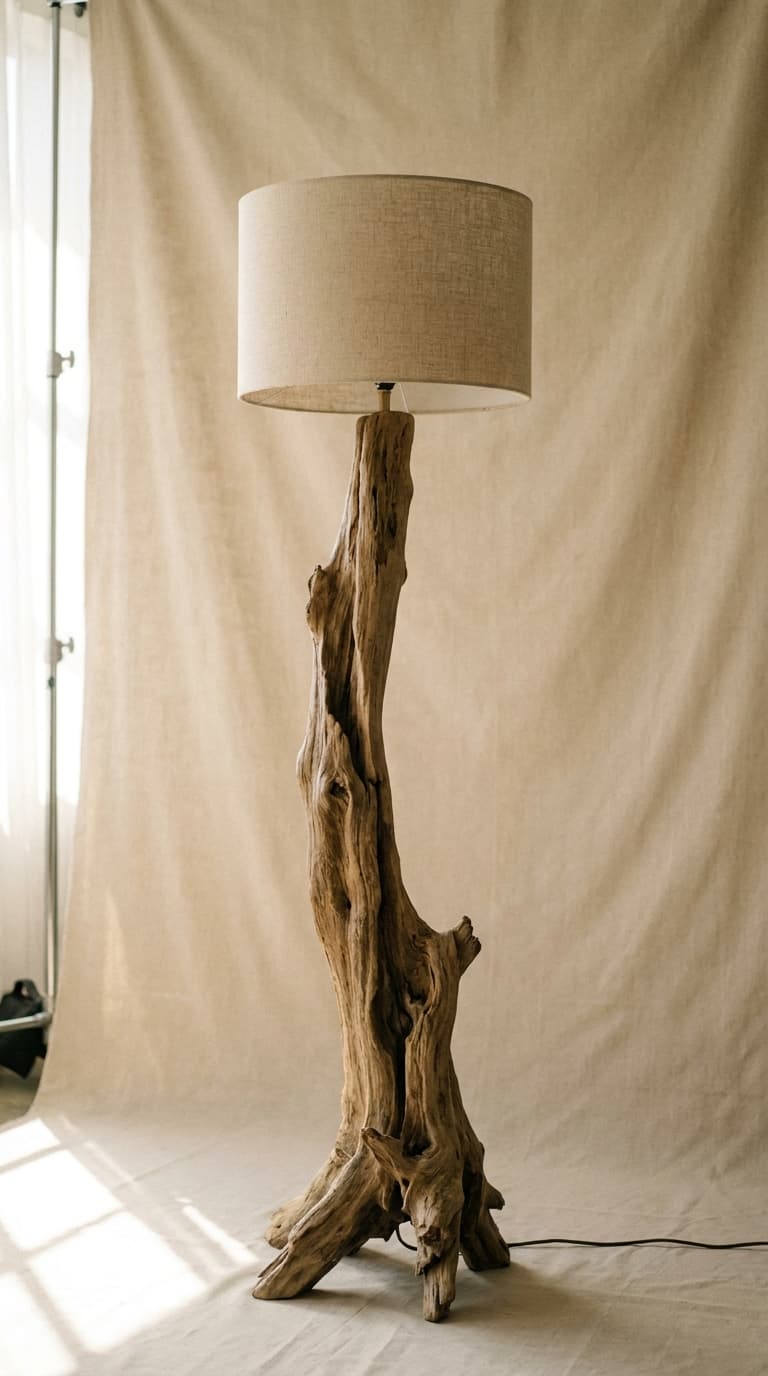 Driftwood Floor Lamp