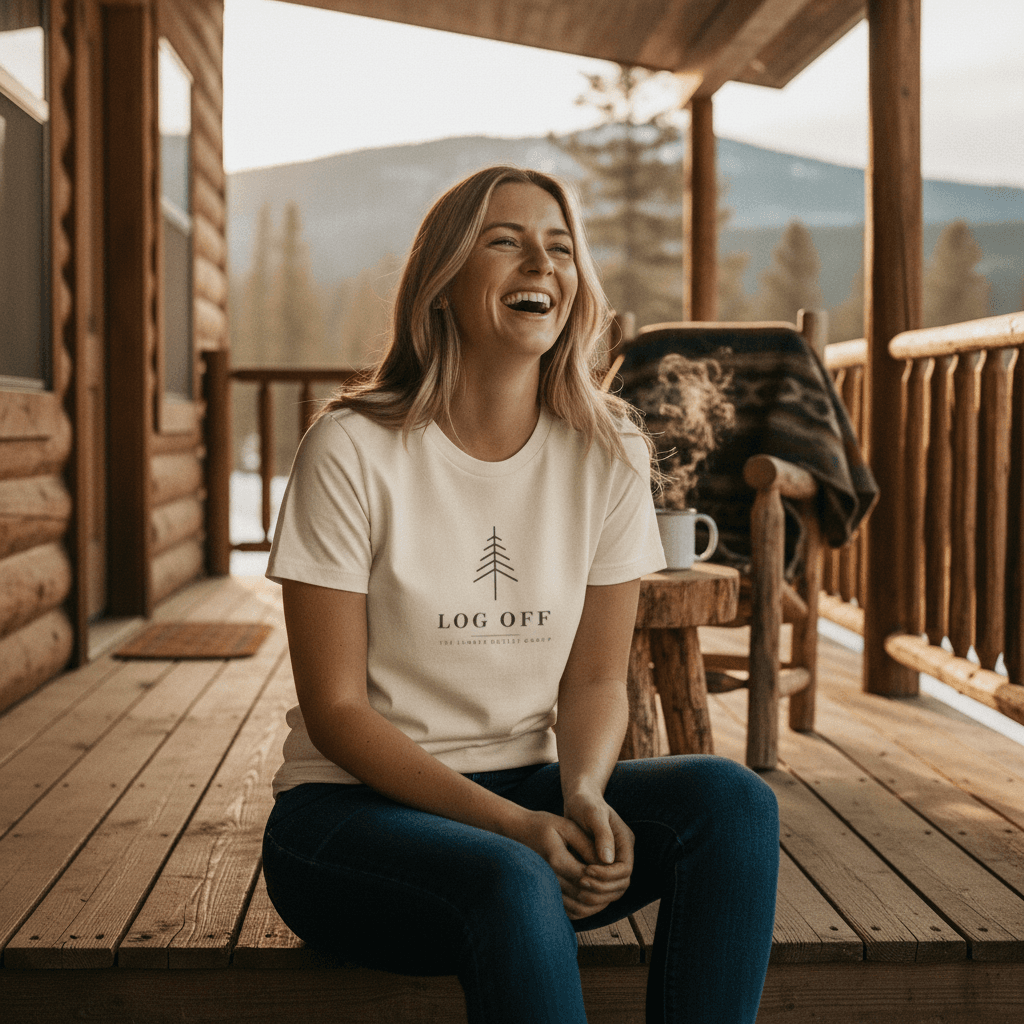 Log Off Tee — Women's detail 3